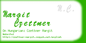 margit czettner business card